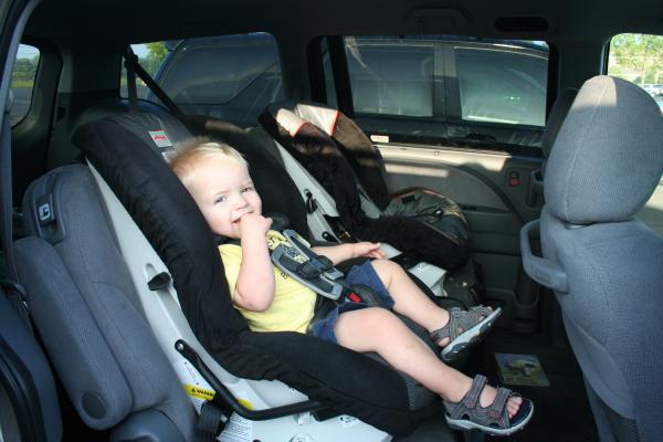 Burke, alone in the van